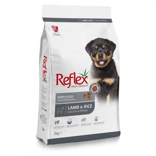 Reflex Puppy Kuzu Etli & Pirinçli Yavru Köpek Maması 3 KG
